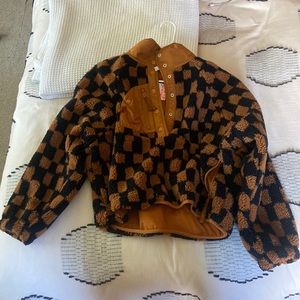 Free people movement hit the slopes 3/4 fleece (brand new)
